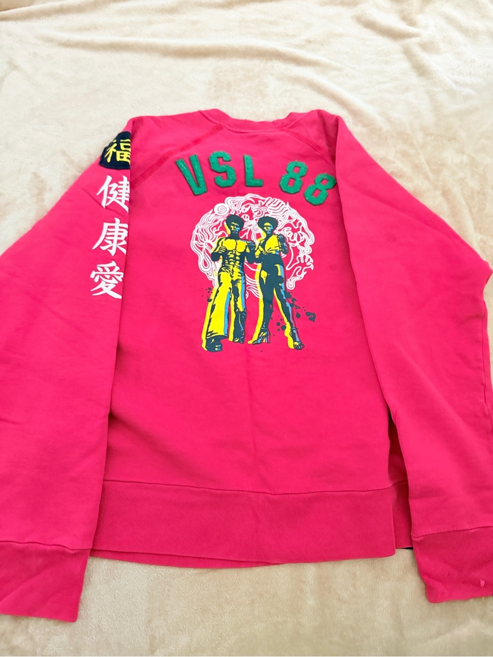 Vintage VSL 88 Red Graphic Crewneck Sweater